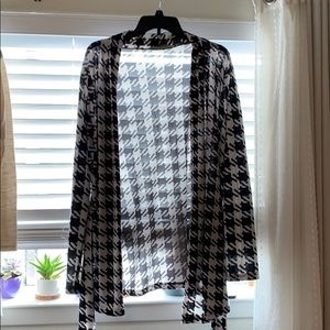 Black & White Pattern Cardigan